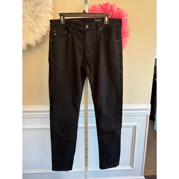 AG BLACK DYLAN SLIM SKINNY JEANS 33X34 - Picture 1 of 7